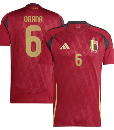 purchase Onana Belgium Home Euro 2024 Jersey online